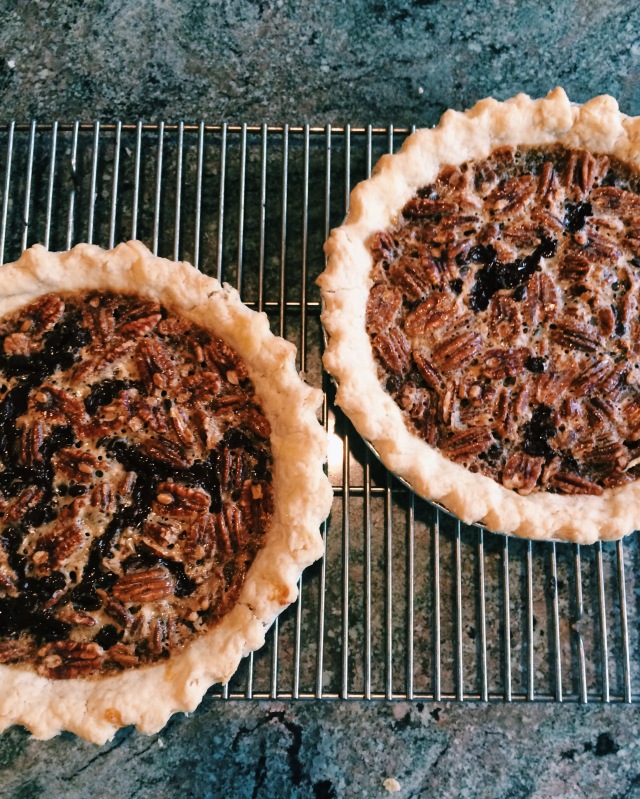 Chocolate Bourbon Pecan Pie | Blue Owl Treats